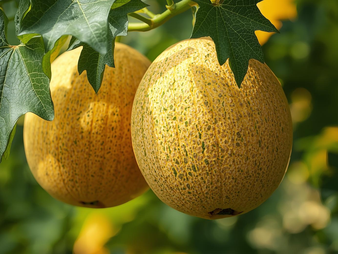 Growing Cantaloupe in Home Courtyards