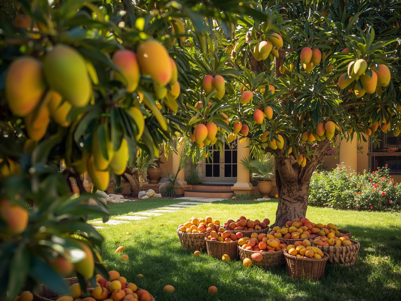 Growing Mango Trees in Home Courtyards